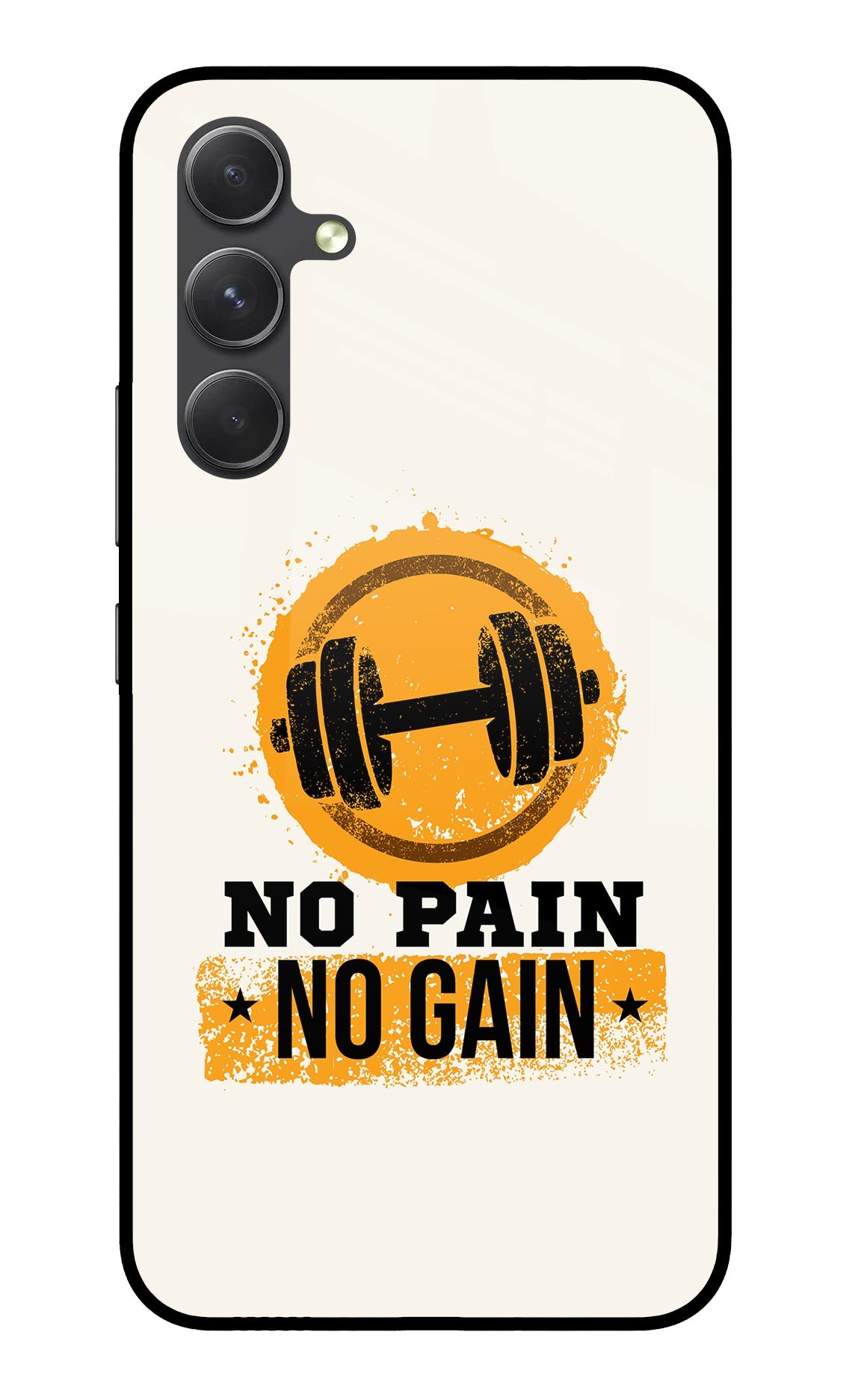 No Pain No Gain Samsung A54 5G Glass Case