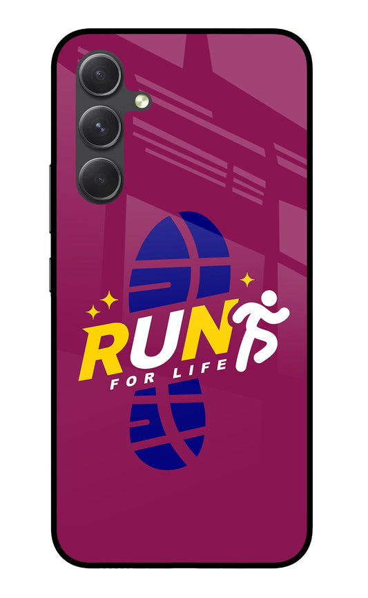 Run for Life Samsung A54 5G Glass Case