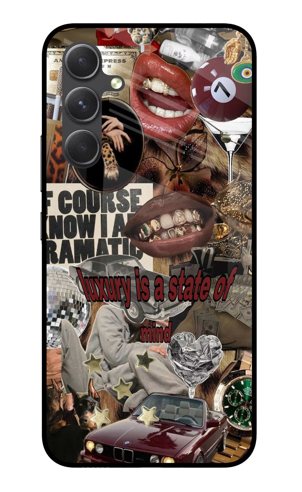 Luxury Samsung A54 5G Glass Case