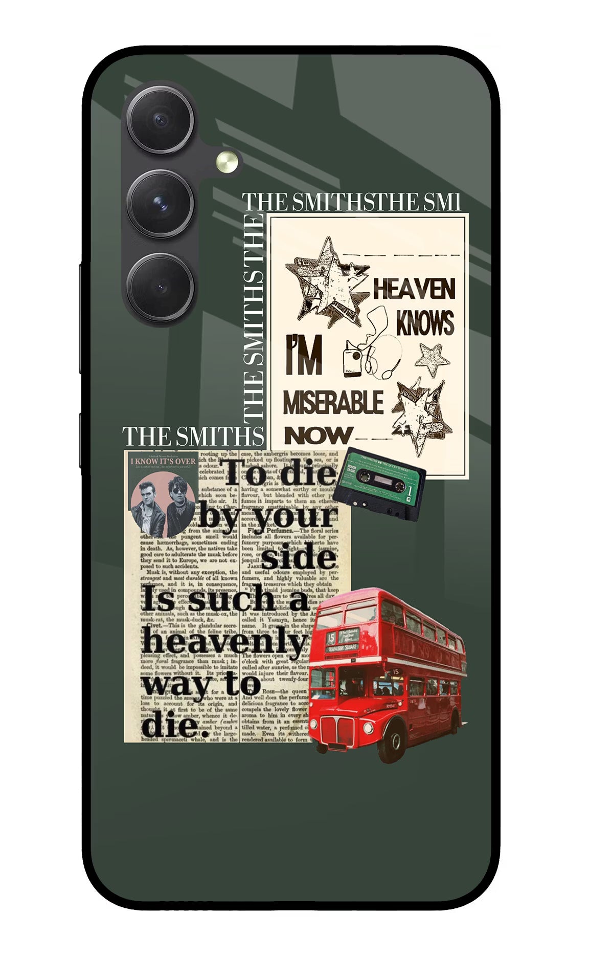 The Smiths Samsung A54 5G Glass Case Back Cover by Casekaro