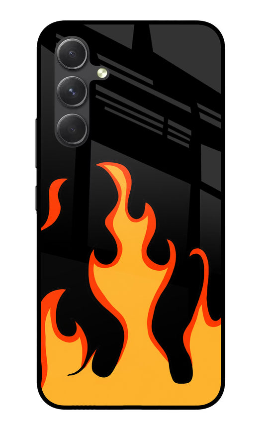 Fired Up – Black Samsung A54 5G Glass Case