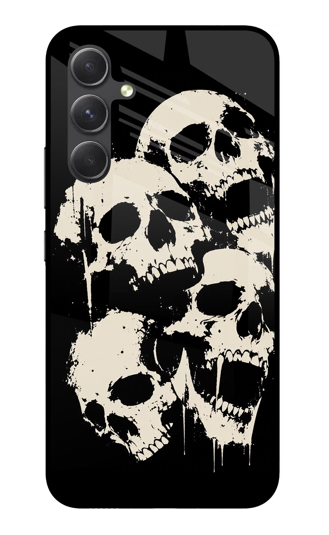 Dead Stack Samsung A54 5G Glass Case Back Cover by Casekaro