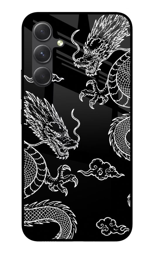 Twin Dragons Samsung A54 5G Glass Case