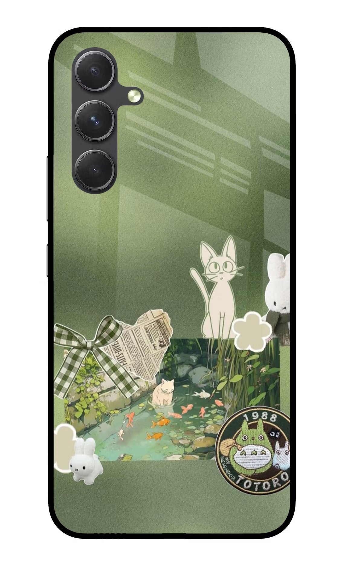 Aesthetic anime Samsung A54 5G Glass Case