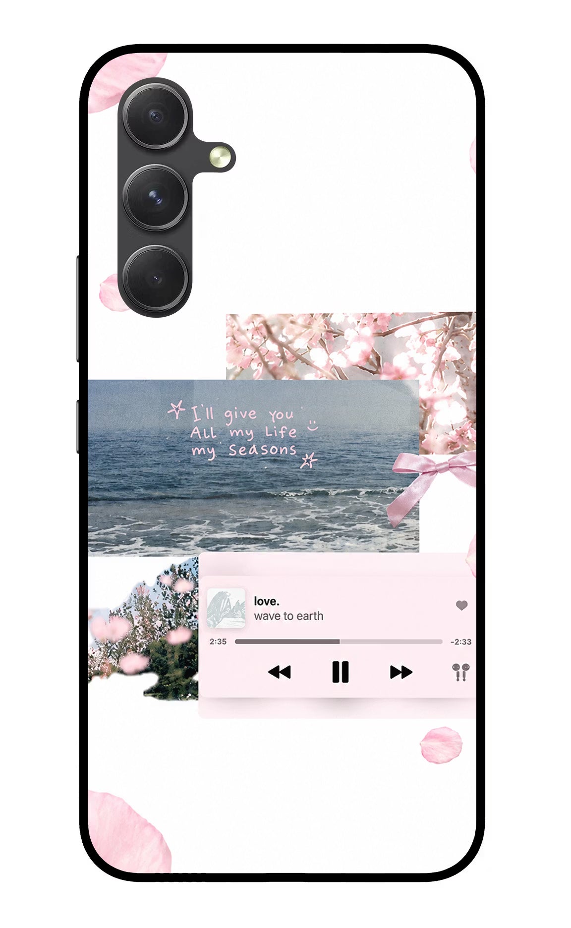 Wave to earth Samsung A54 5G Glass Case