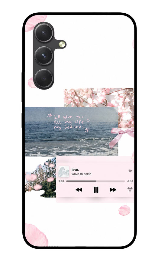 Wave to earth Samsung A54 5G Glass Case