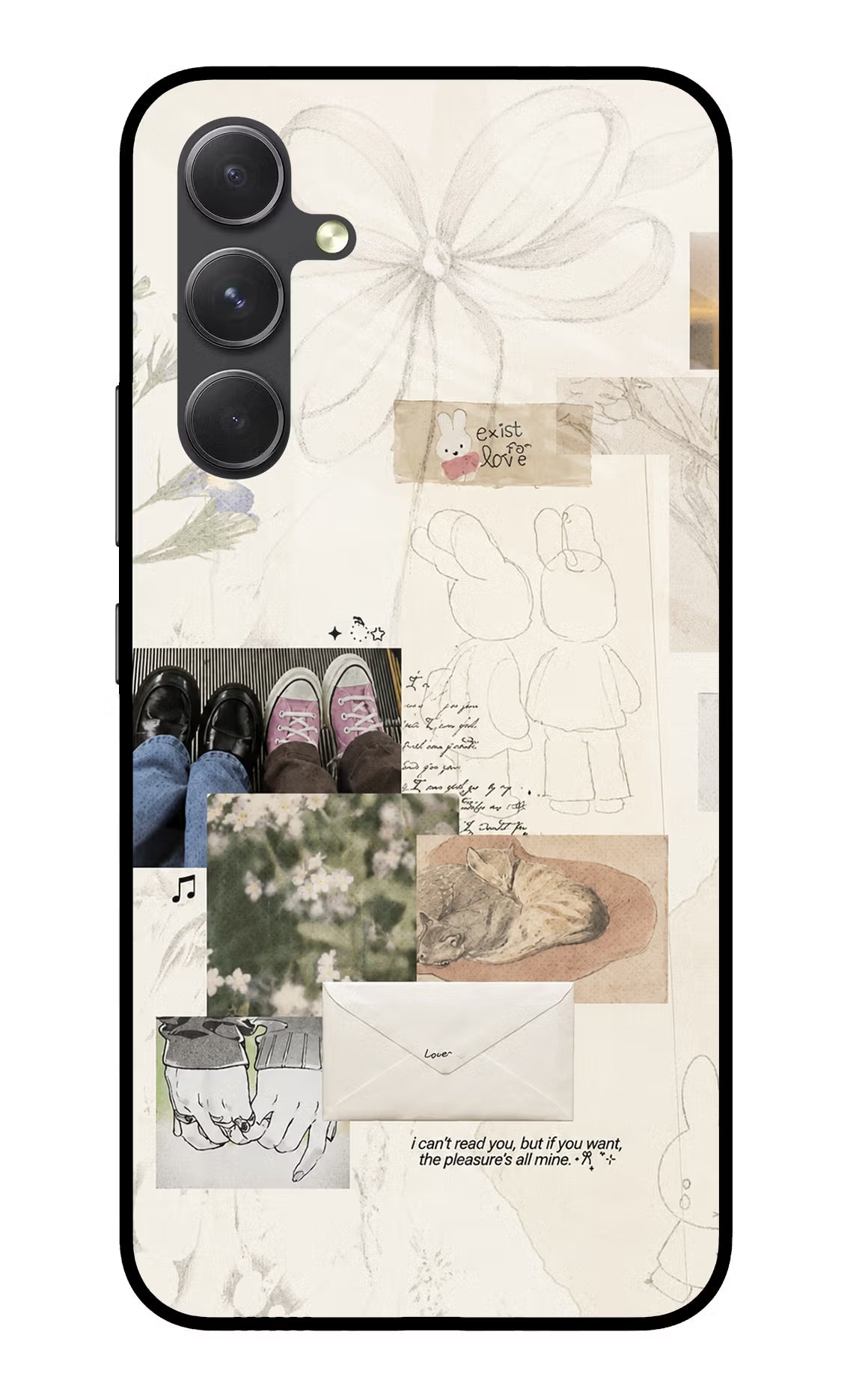 Soft Aesthetic Samsung A54 5G Glass Case