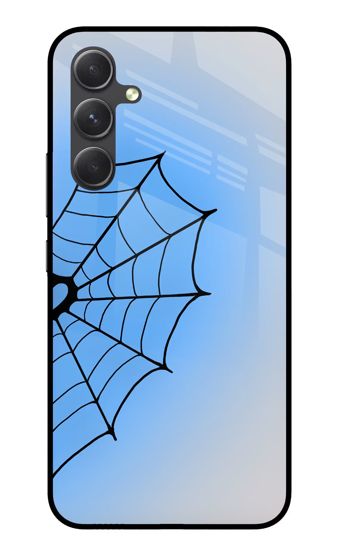 Blue Web Samsung A54 5G Glass Case