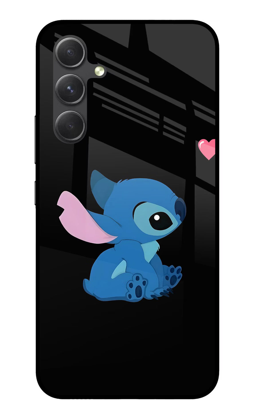 Stitch Crush Samsung A54 5G Back Cover, Glass case