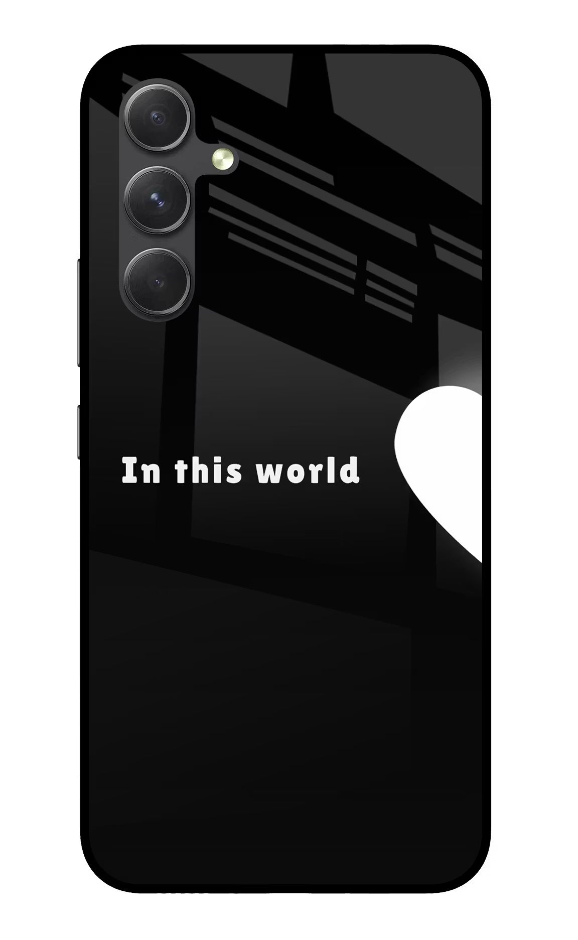 This World Samsung A54 5G Glass Case