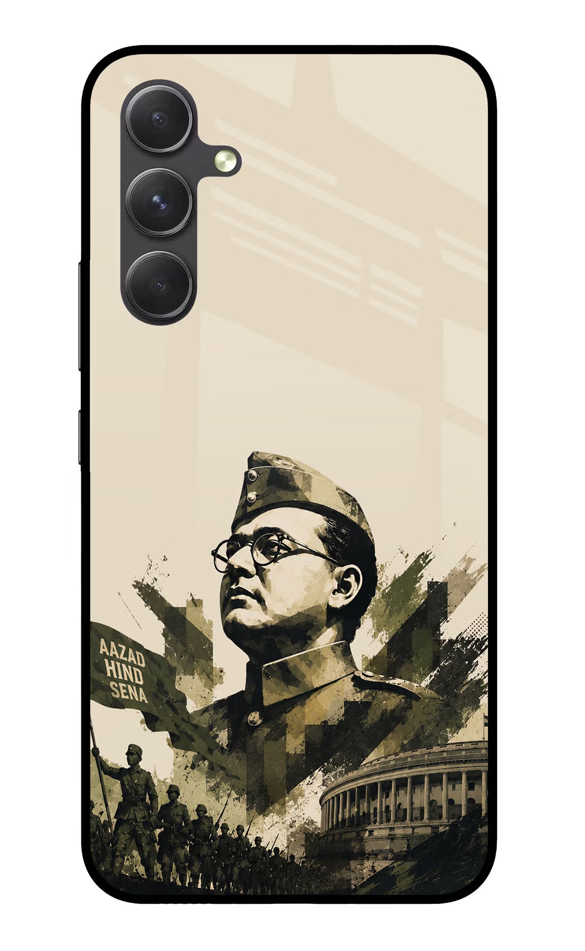 Netaji Rising Samsung A54 5G Glass Case