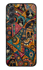 Folk Print Samsung A54 5G Glass Case