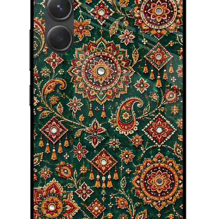Green Pataka Samsung A54 5G Glass Case