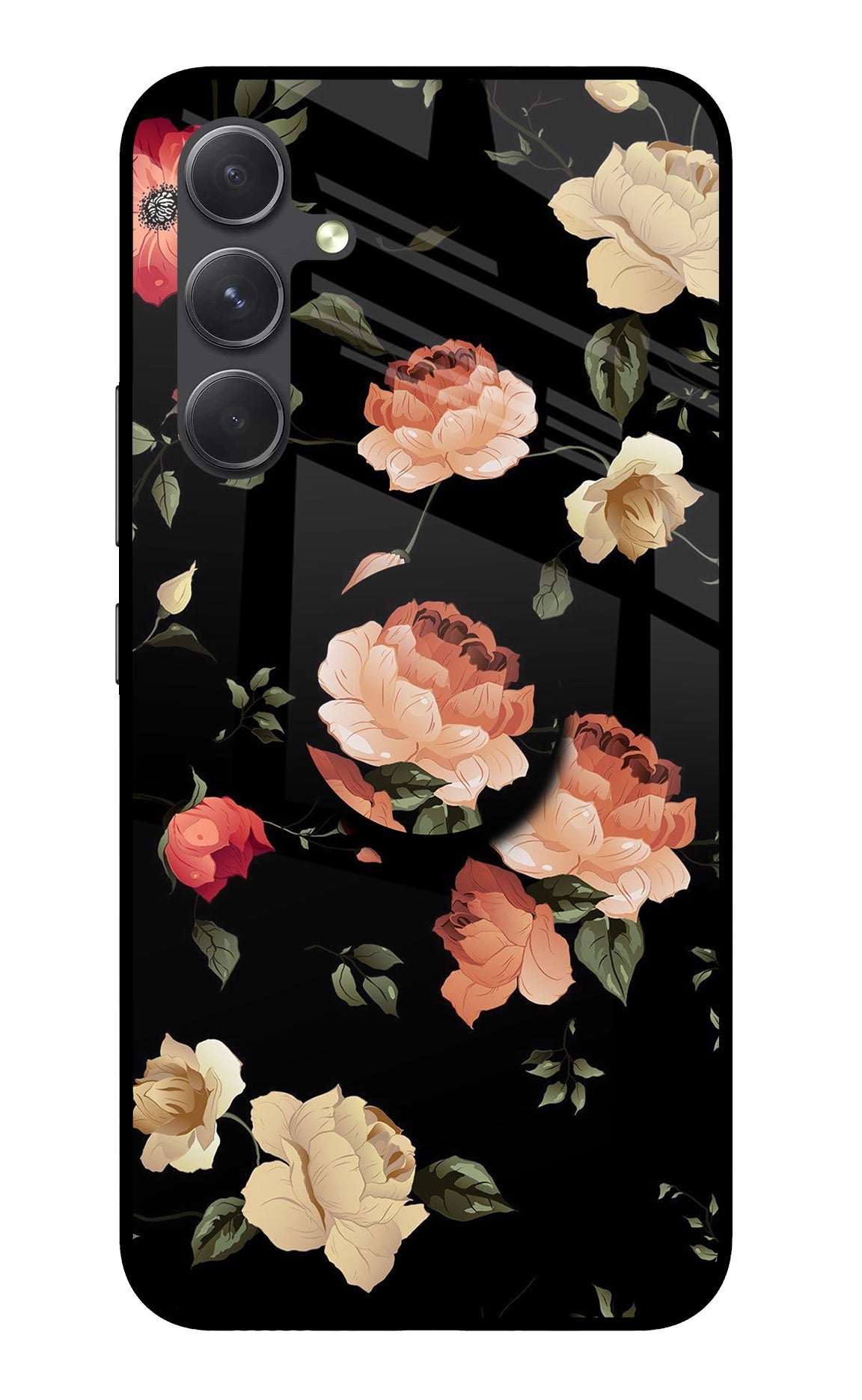 Flowers Samsung A54 5G Glass Case