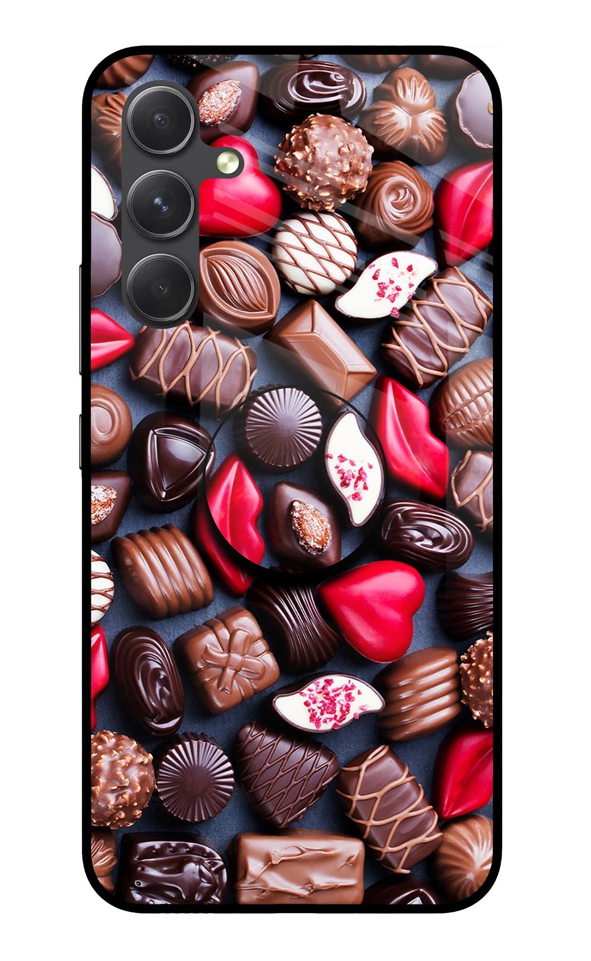 Chocolates Samsung A54 5G Glass Case