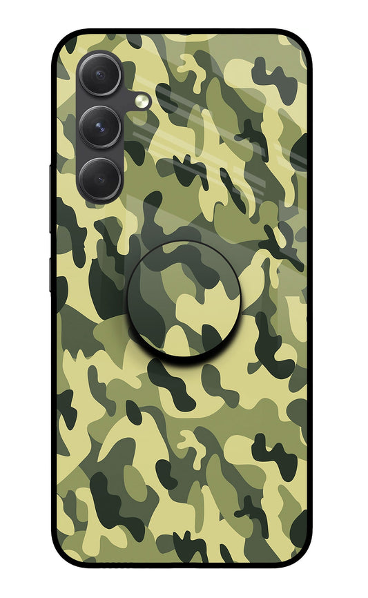 Camouflage Samsung A54 5G Glass Case
