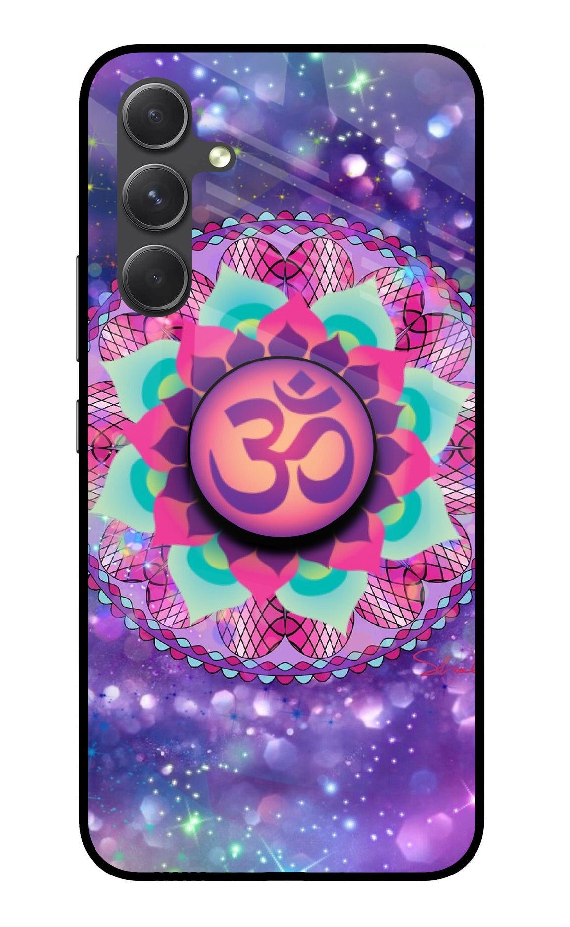 Om Purple Samsung A54 5G Pop Case