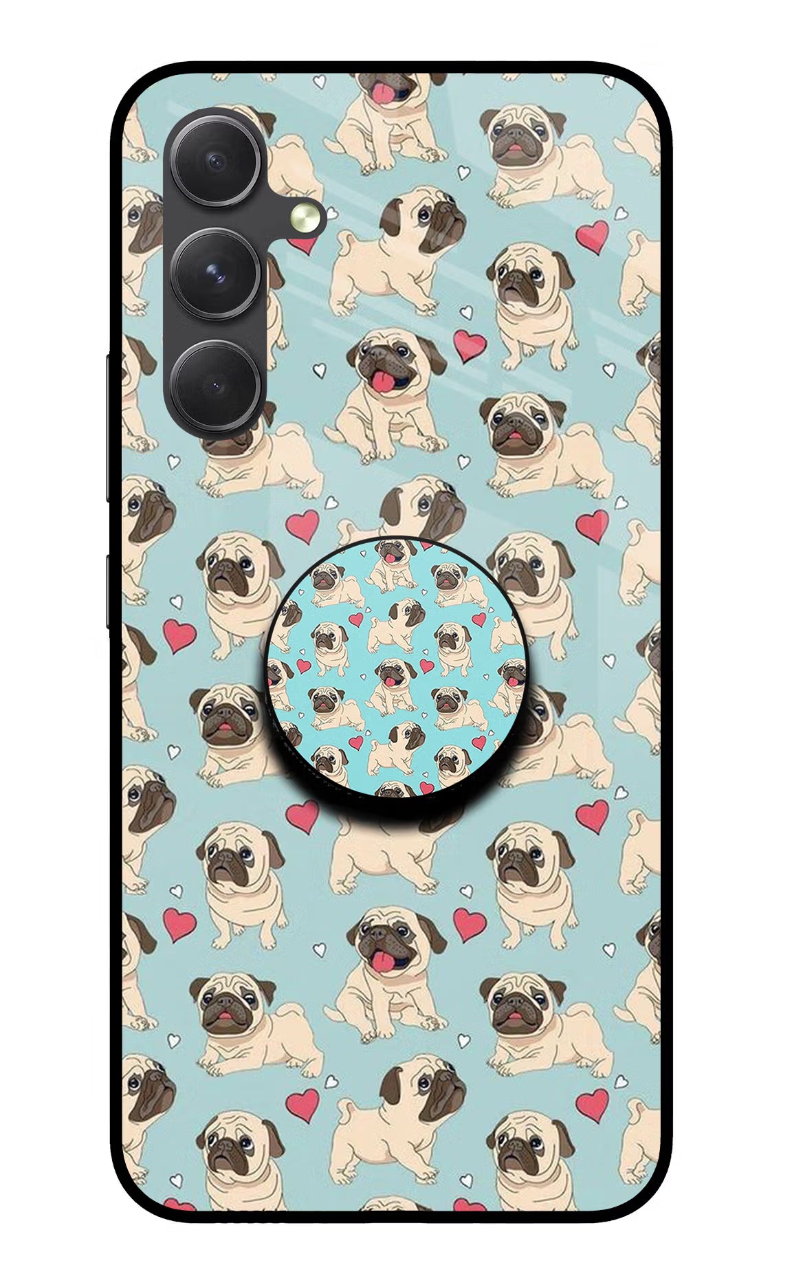 Pug Dog Samsung A54 5G Pop Case by Casekaro