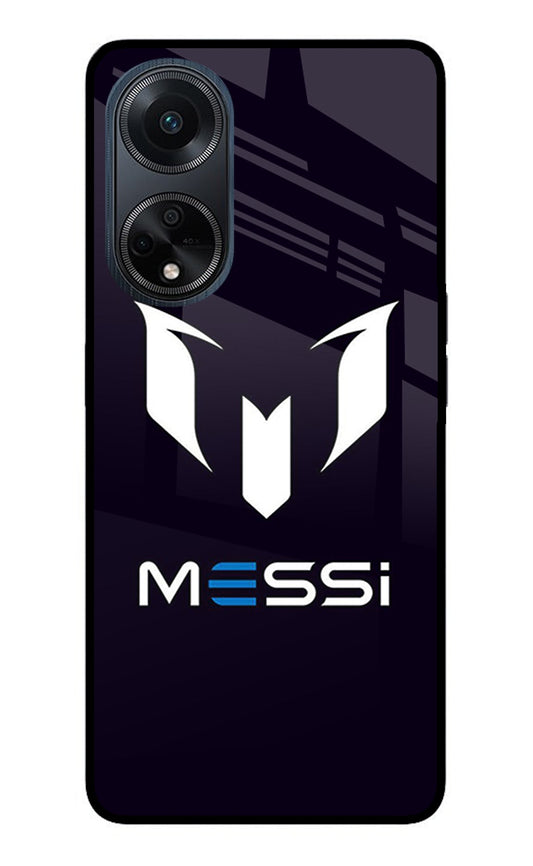Messi Logo Oppo F23 Glass Case