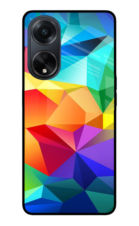 Abstract Pattern Oppo F23 Glass Case