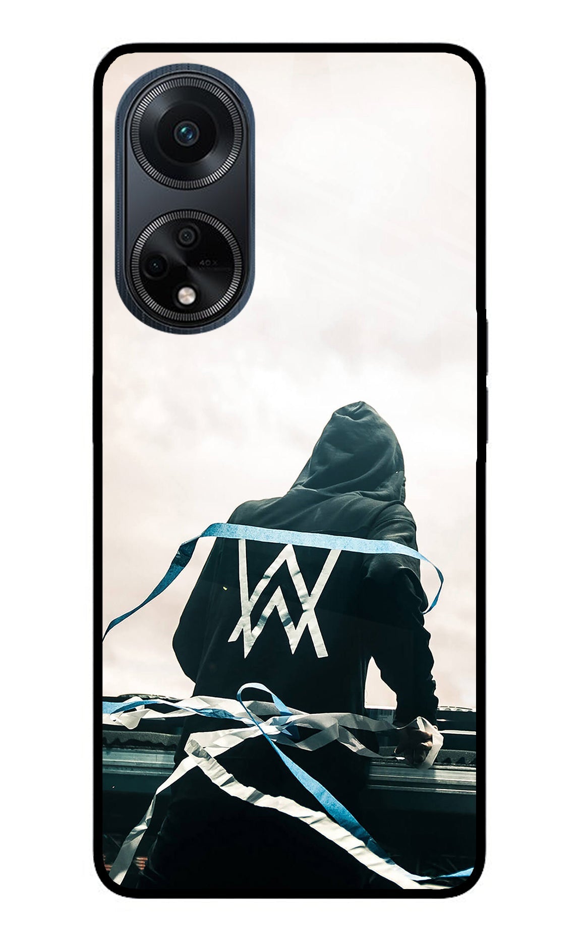 Alan Walker Oppo F23 Glass Case