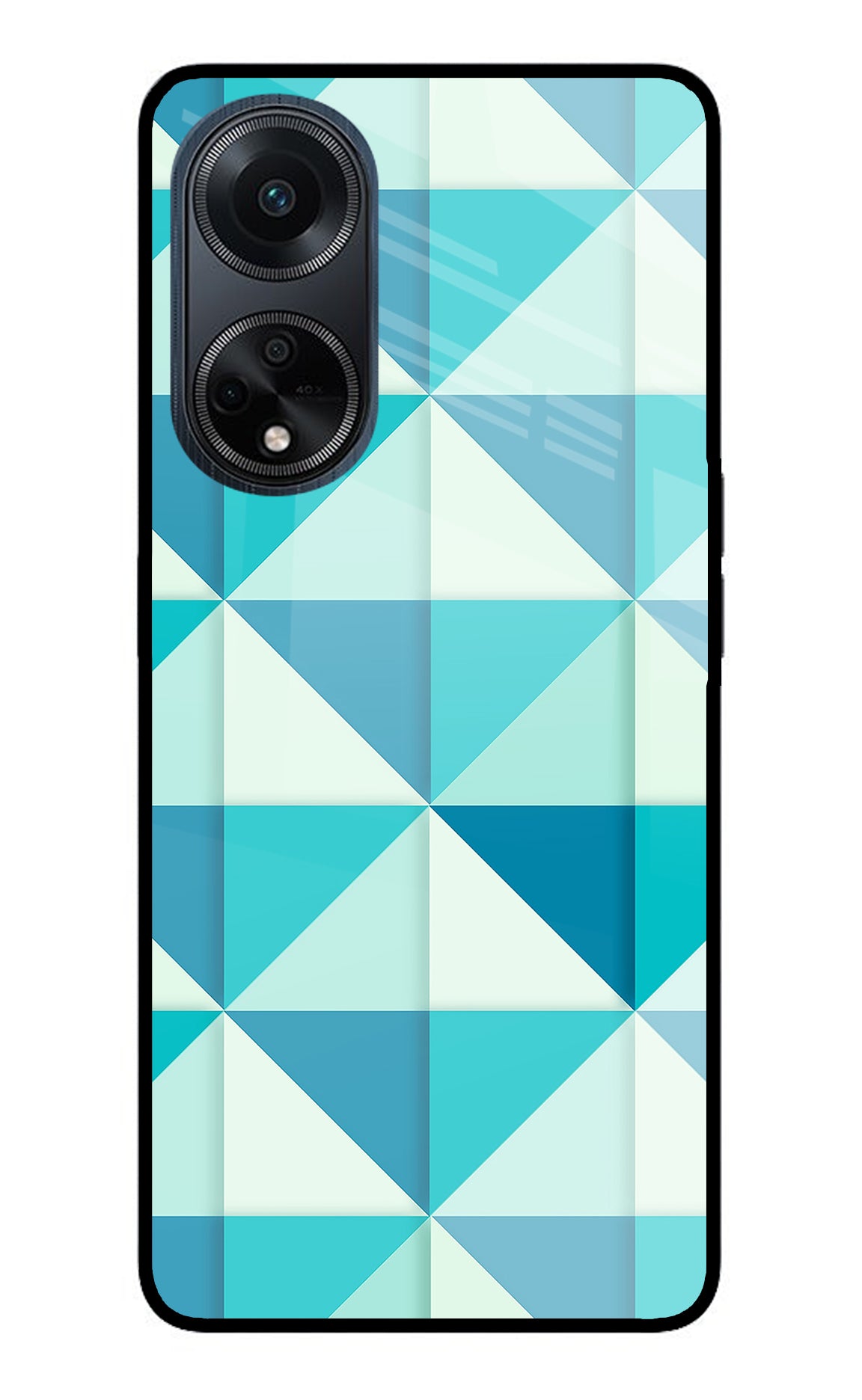 Abstract Oppo F23 Glass Case