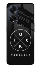 Go Fuck Yourself Oppo F23 Glass Case