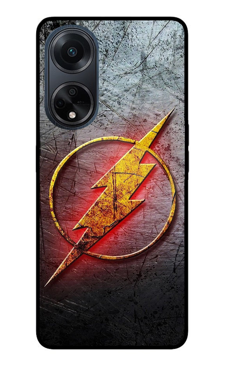 Flash Oppo F23 Back Cover, Glass case