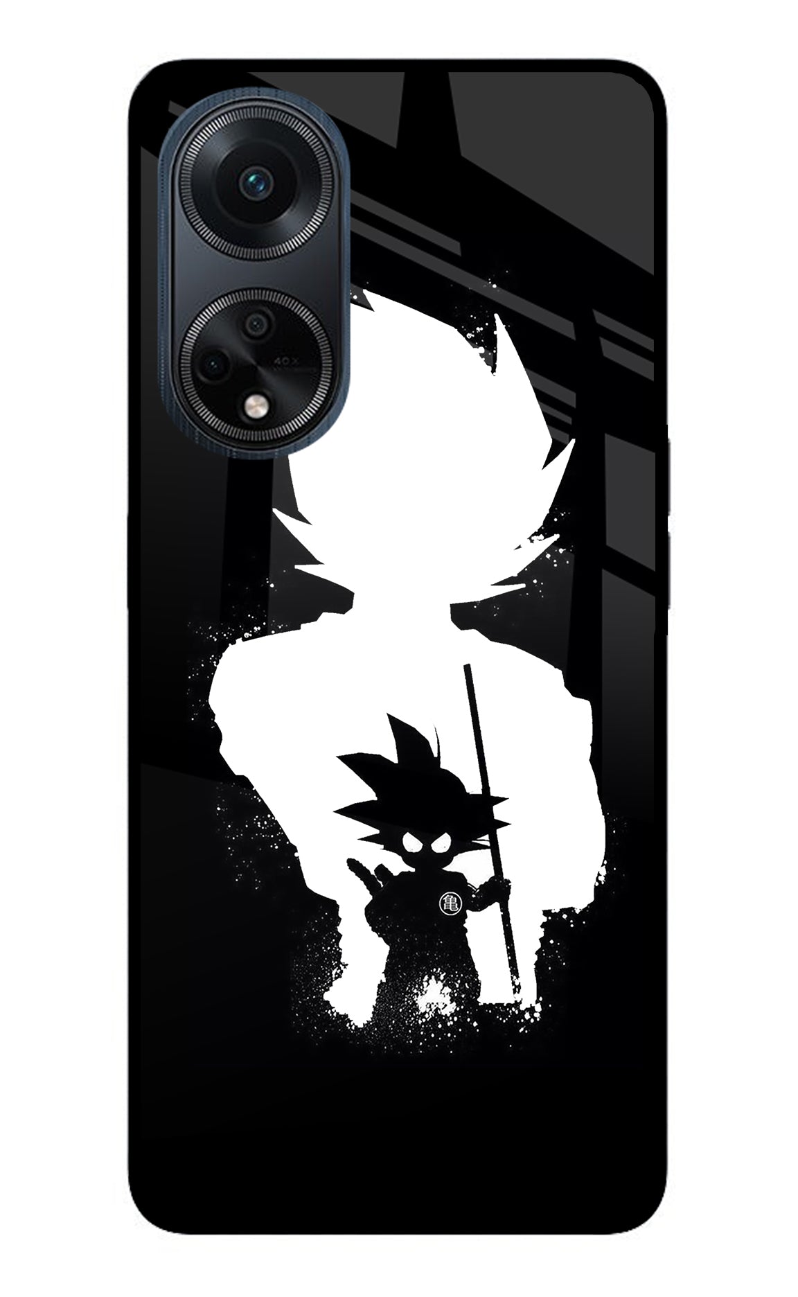 Goku Shadow Oppo F23 Glass Case