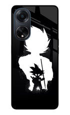 Goku Shadow Oppo F23 Glass Case