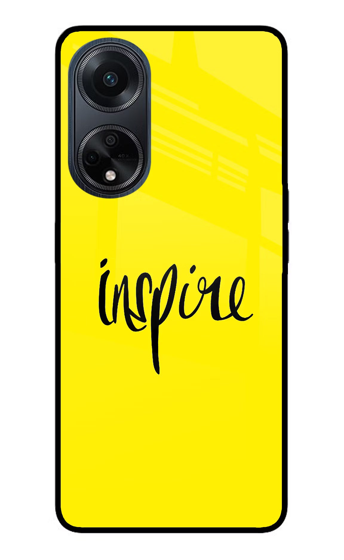 Inspire Oppo F23 Glass Case Back Cover by Casekaro