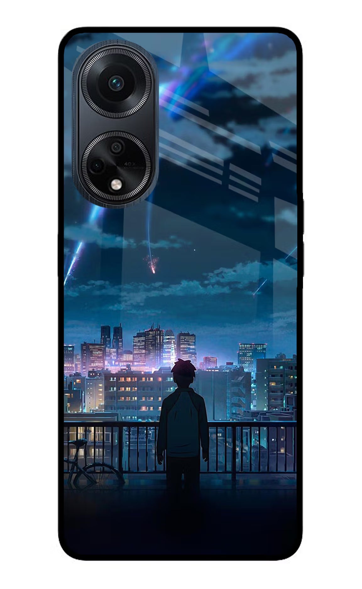 Anime Oppo F23 Glass Case Back Cover by Casekaro