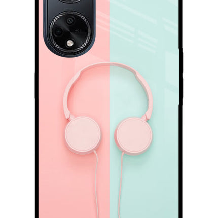 Music Lover Oppo F23 Glass Case Back Cover by Casekaro