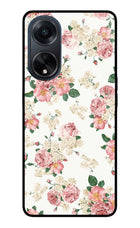 Flowers Oppo F23 Glass Case