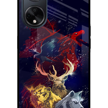Game Of Thrones Oppo F23 Glass Case Back Cover by Casekaro