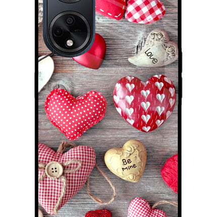 Love Wallpaper Oppo F23 Glass Case Back Cover by Casekaro