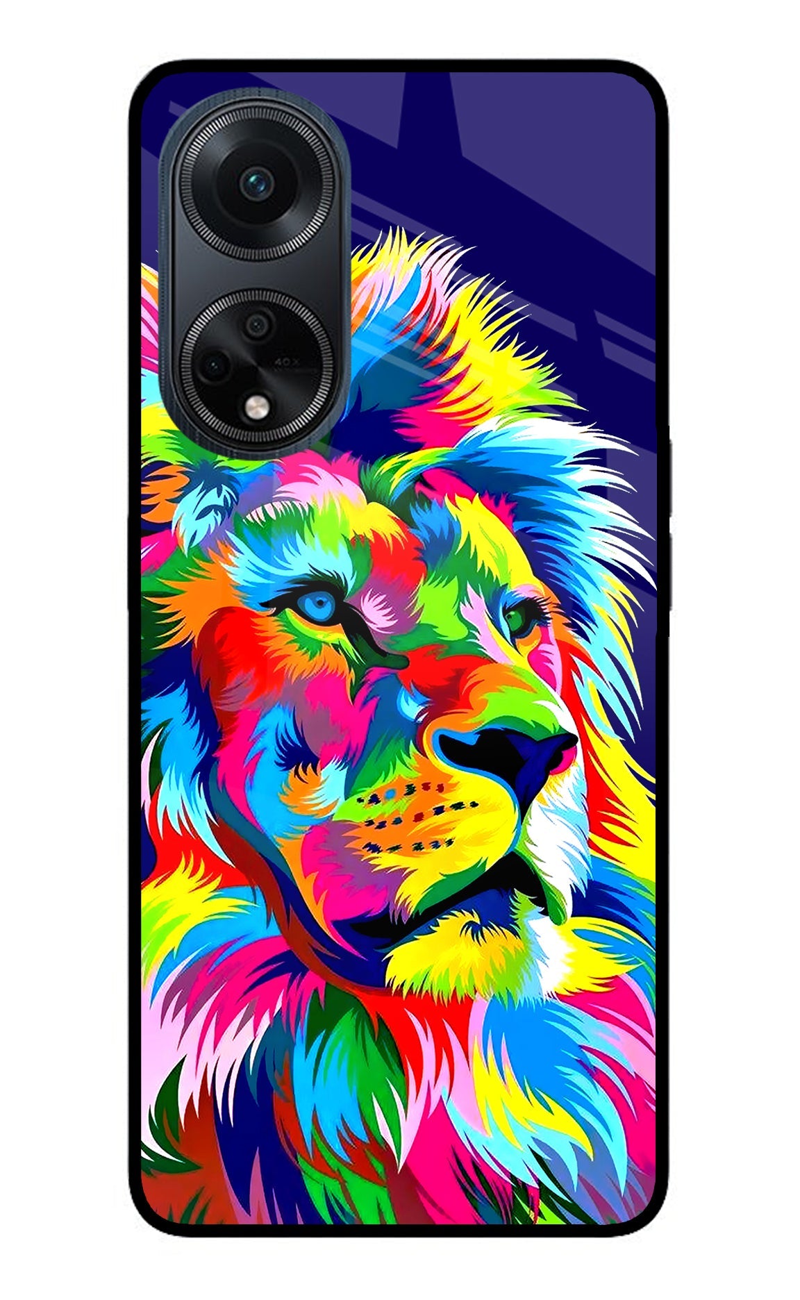 Vector Art Lion Oppo F23 Back Cover