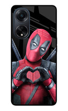 Deadpool Oppo F23 Glass Case