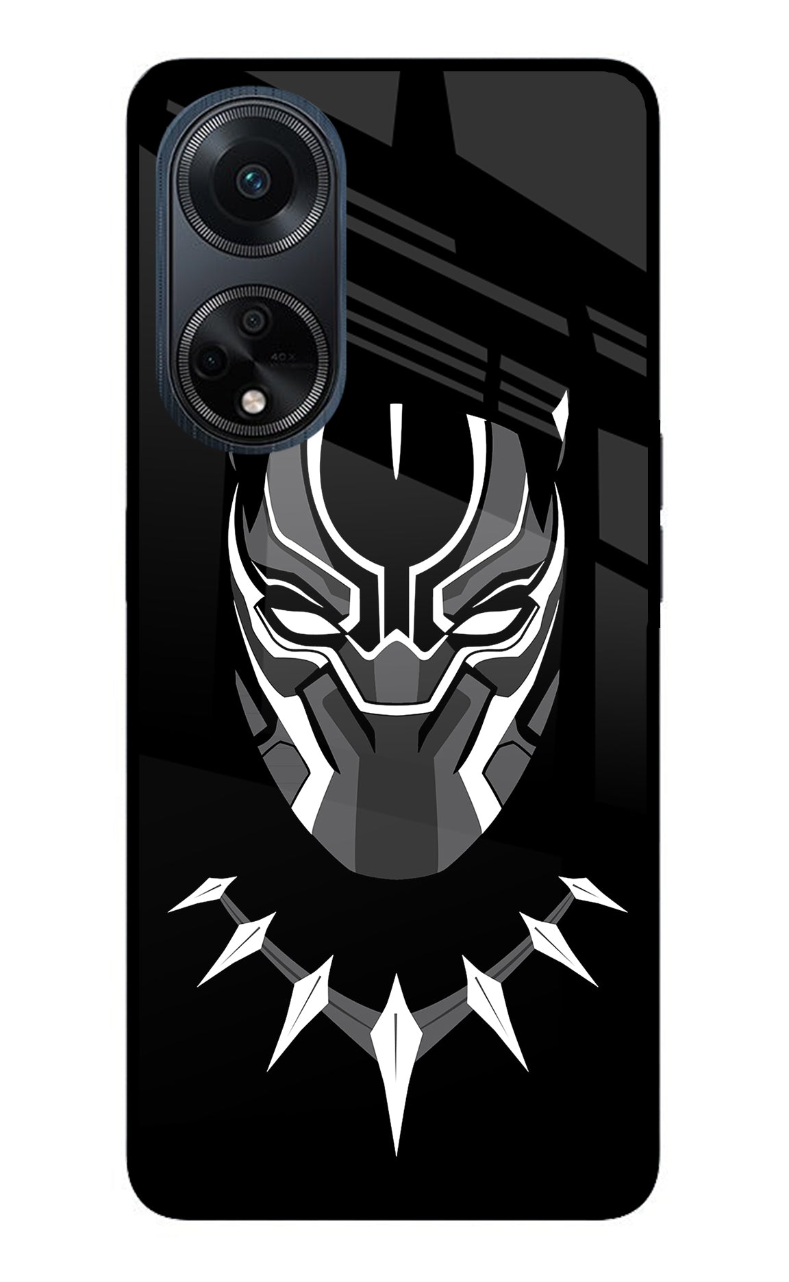 Black Panther Oppo F23 Back Cover