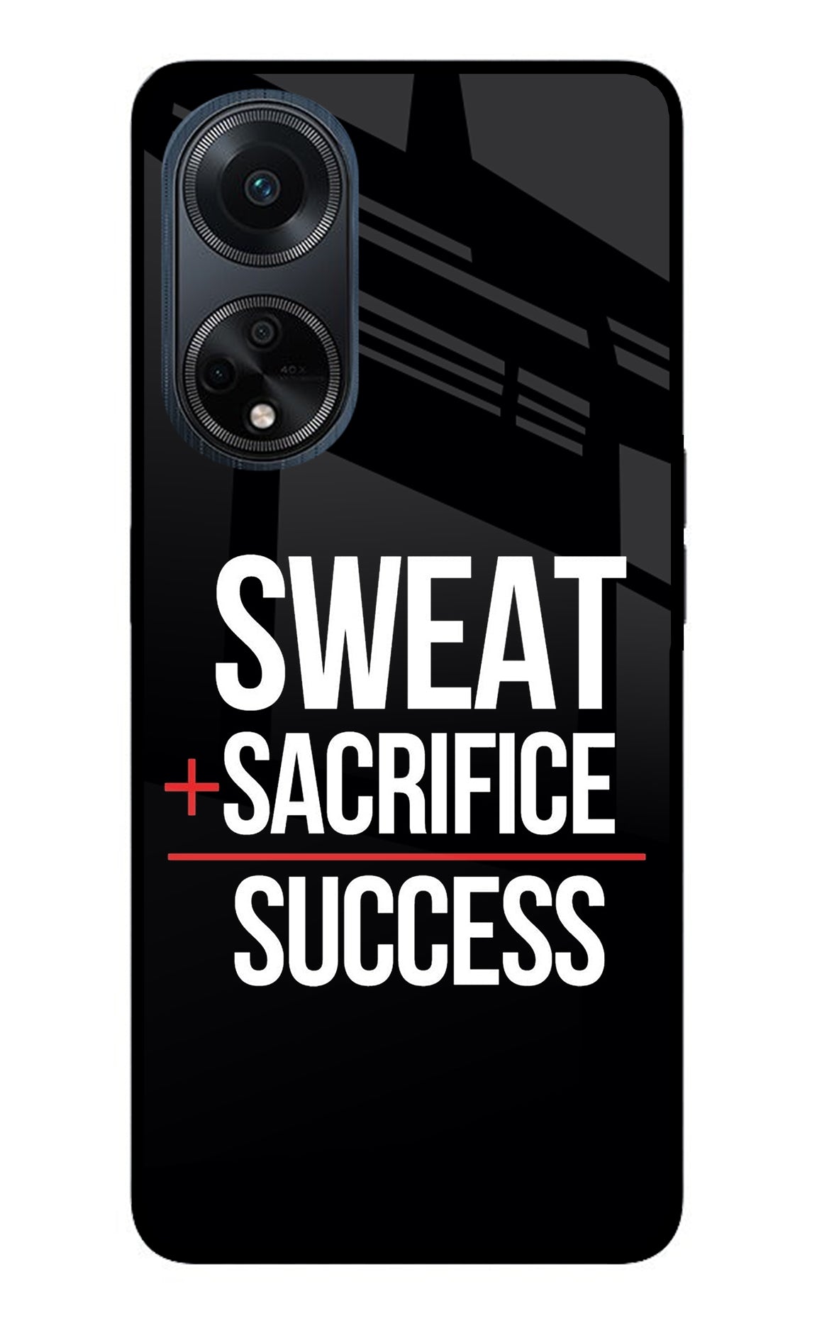 Sweat Sacrifice Success Oppo F23 Back Cover