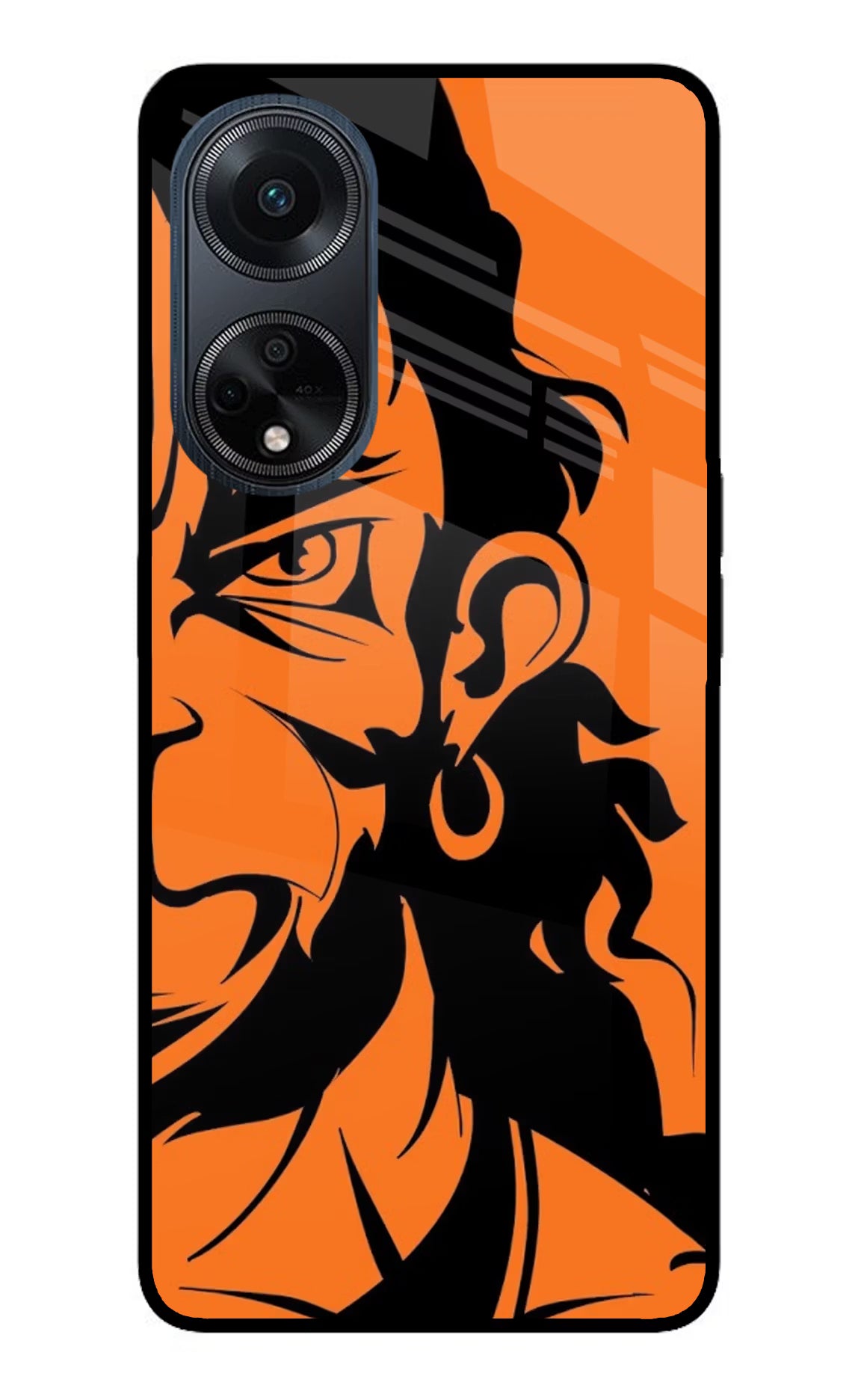 Hanuman Oppo F23 Glass Case Back Cover by Casekaro