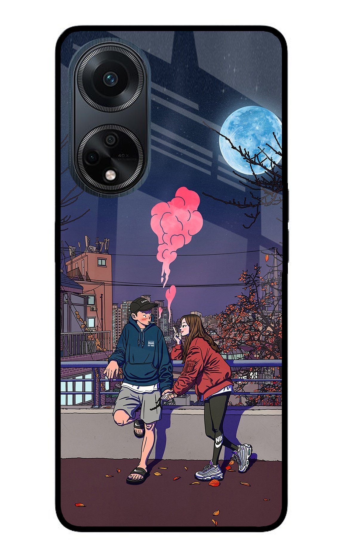 Chilling Couple Oppo F23 Back Cover