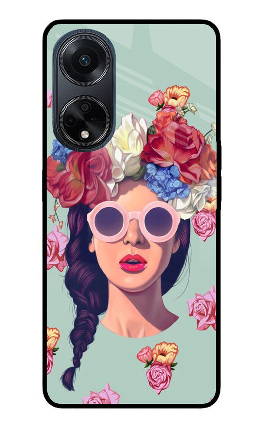 Pretty Girl Oppo F23 Glass Case