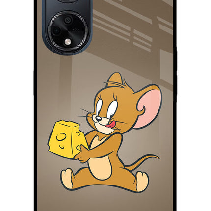 Jerry Oppo F23 Glass Case Back Cover by Casekaro