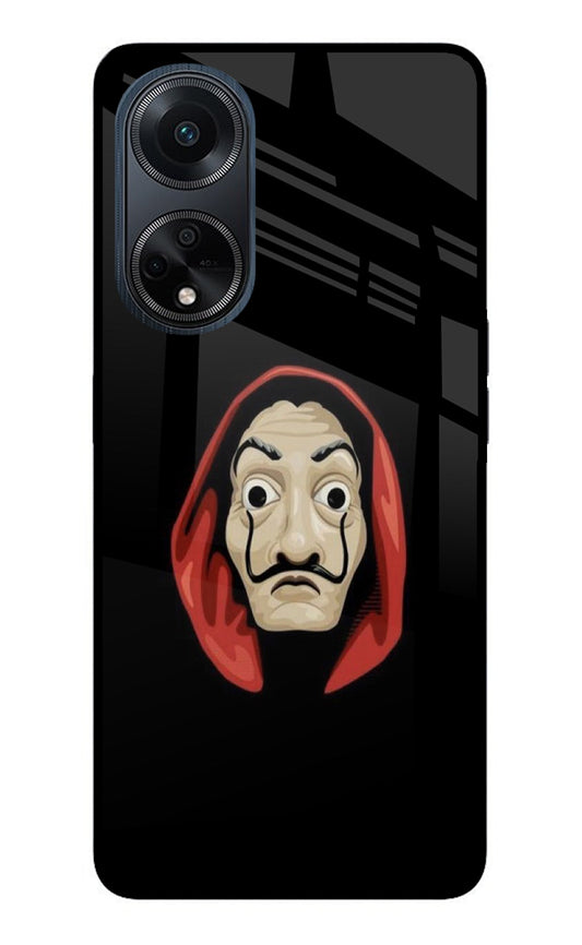 Money Heist Oppo F23 Glass Case