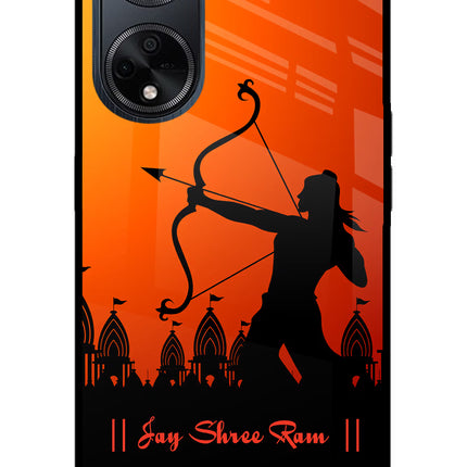Lord Ram - 4 Oppo F23 Glass Case Back Cover by Casekaro