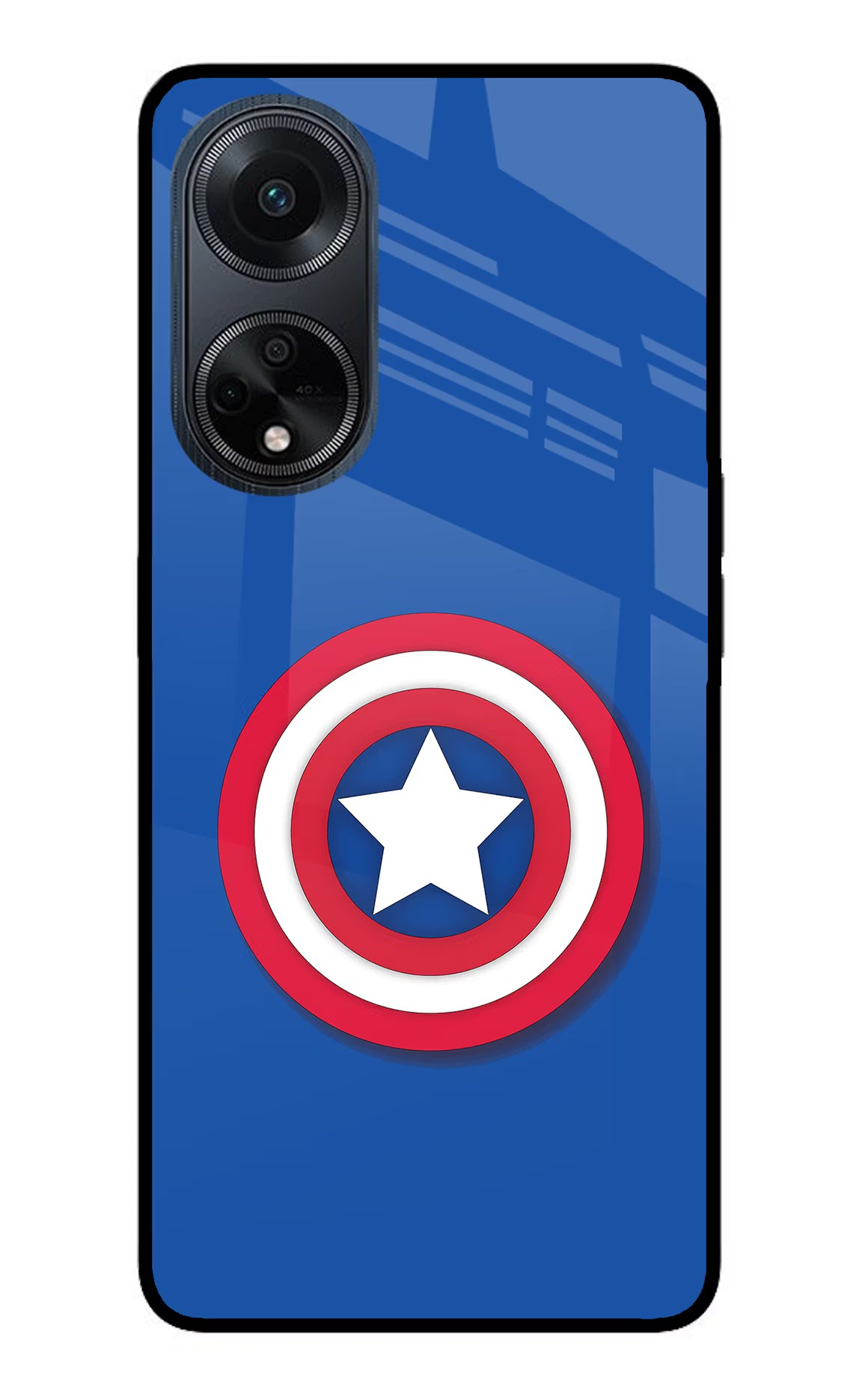 Shield Oppo F23 Glass Case Back Cover by Casekaro