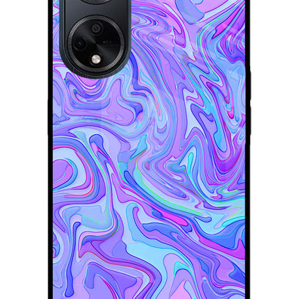 Glitter Oppo F23 Glass Case Back Cover by Casekaro