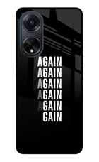 Again Again Gain Oppo F23 Glass Case