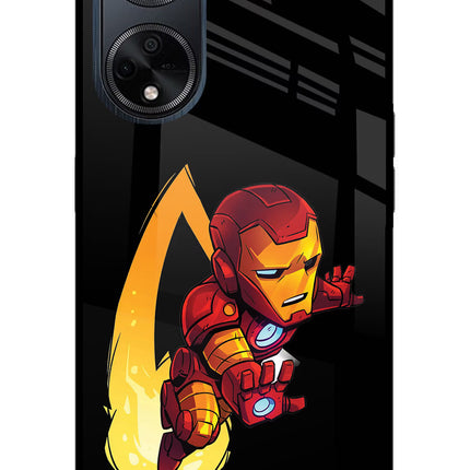 IronMan Oppo F23 Glass Case Back Cover by Casekaro